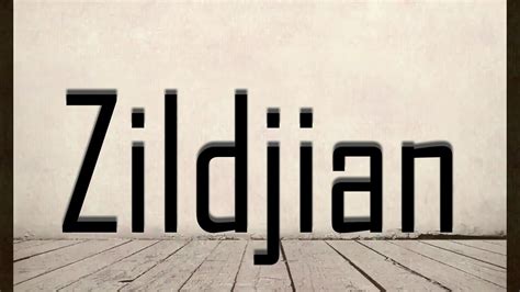 How to Pronounce Zildjian (Real Life Examples!) .